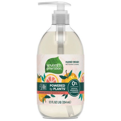 Seventh Generation Mandarin Orange & Grapefruit Liquid Hand Soap - 12 fl oz