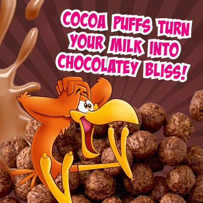 Cocoa Puffs Giant Size Cereal - 25.8oz: No Artificial Flavors, Whole Grain