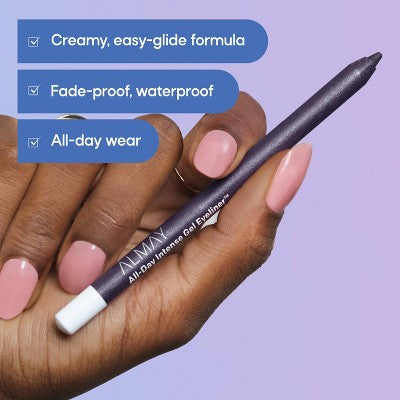 Almay All-Day Intense Waterproof Gel Eyeliner - Deep Chestnut - 0.045oz