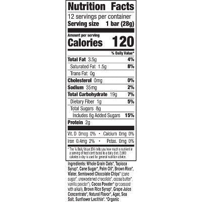 Annie's Organic Gluten Free Double Chocolate Chip Granola Bars Value Pack - 11.7oz
