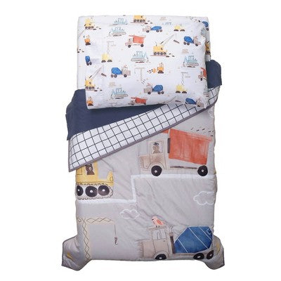 Bedtime Originals Construction Zone Toddler Crib Set by Lambs & Ivy - 4pc
