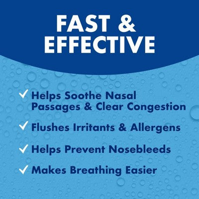 Simply Saline Daily Nasal Mist for Instant Congestion Relief - 4.5oz