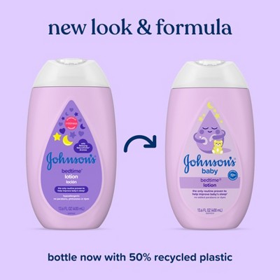 Johnson's Moisturizing Bedtime Baby Body Lotion with Coconut Oil  & Calm Aromas -13.6oz