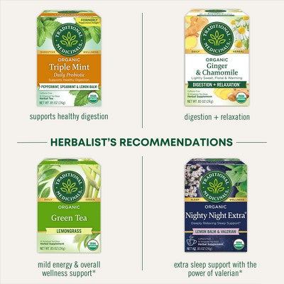 Traditional Medicinals Organic Chamomile with Lavender Herbal Tea - 16ct
