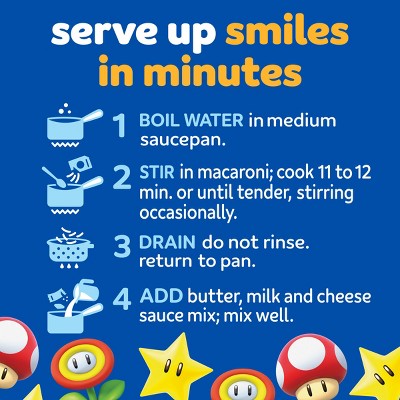 Kraft Super Mario Brothers Shaped Mac and Cheese - 5.5oz