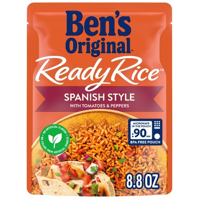 Ben's Original Ready Rice Spanish Style Rice Microwavable Pouch - 8.8oz: No Artificial Flavors, Colors or Preservatives