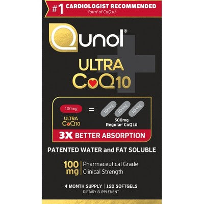 Qunol Ultra CoQ10 Dietary Supplement Softgels - 120ct