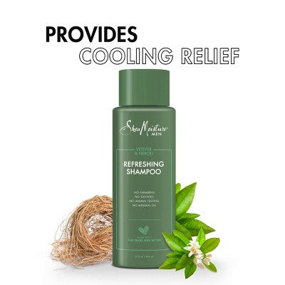 SheaMoisture Men Refreshing Shampoo - Vetiver & Neroli - 15 fl oz