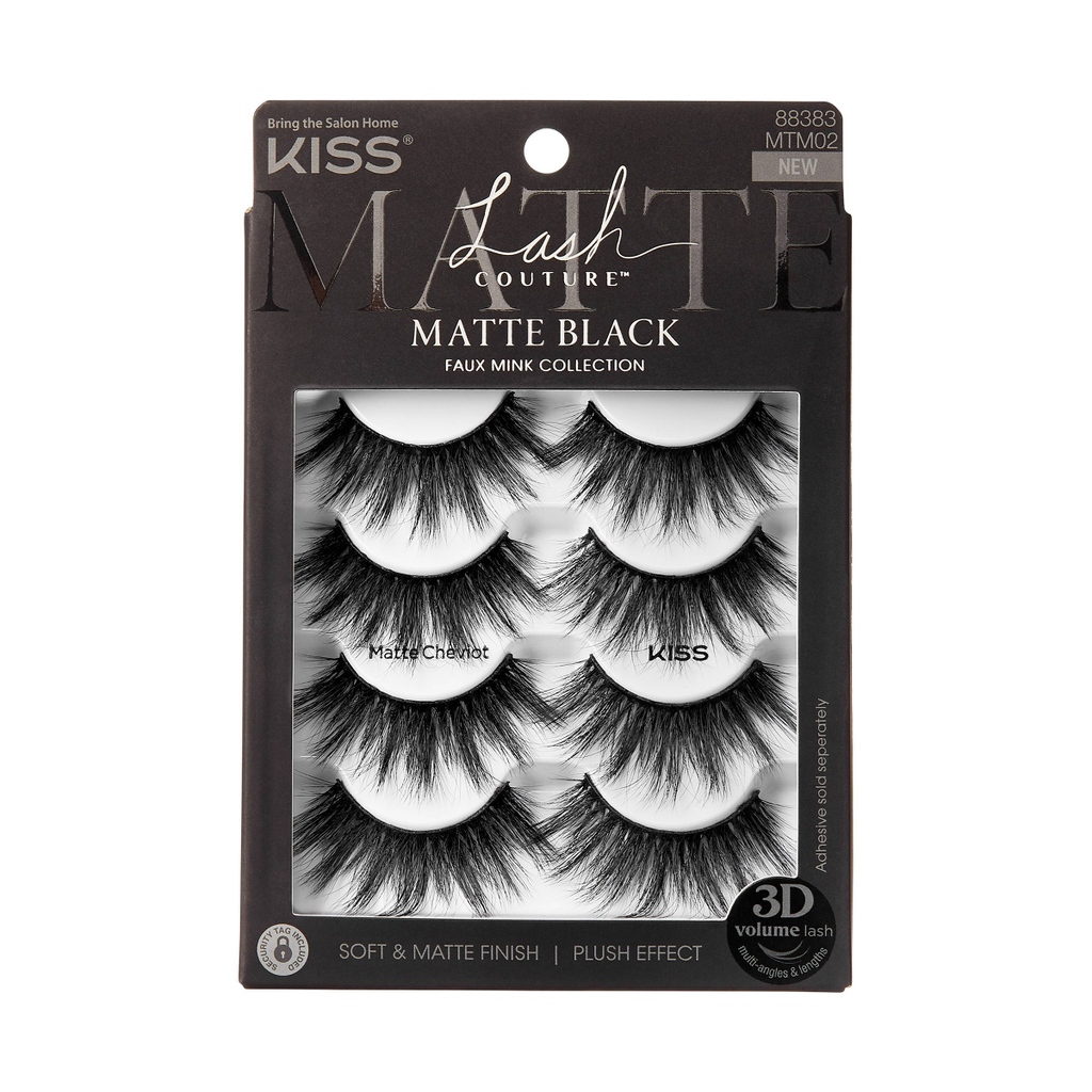KISS Products False Eyelashes - Matte Cheviot - 8ct