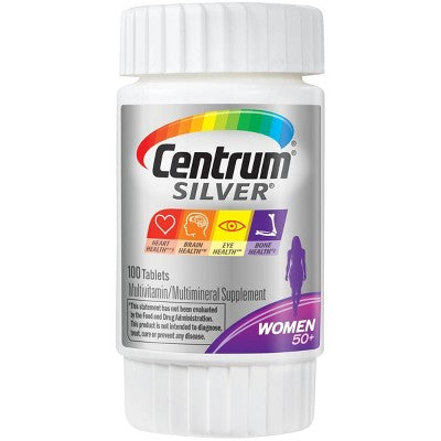Centrum Silver Women 50+ Multivitamin / Multimineral Dietary Supplement Tablets