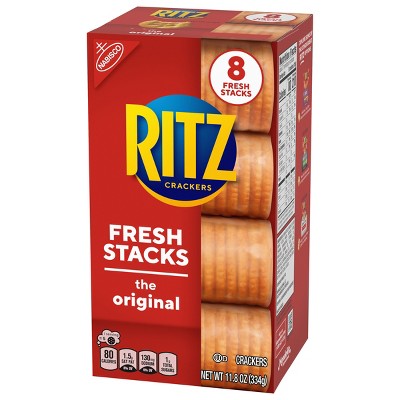 RITZ Stacks Original Crackers Travel Snacks - 11.8oz