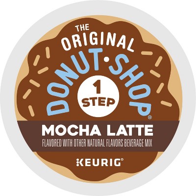 The Original Donut Shop One Step Latte Mocha Dark Roast - Keurig K-Cup Coffee Pods - 20ct