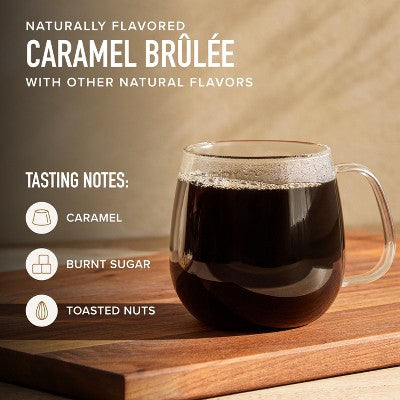 Peet's Coffee Caramel Brûlée Medium Roast Single Serve Coffee Pods - 22ct