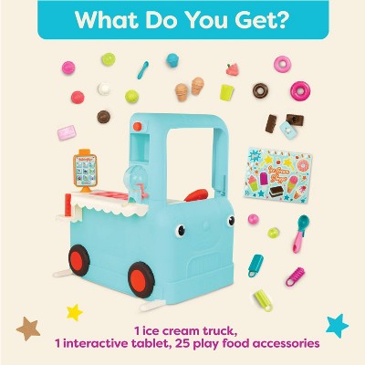 B. toys - Interactive Ice Cream Truck - Ice Cream Shoppe: Play Food, Music, Sound Effects, Lights, Creative Play
