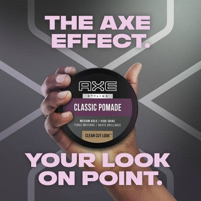 Axe Signature Clean Cut Look Hair Classic Pomade - Travel Size - 2.64oz