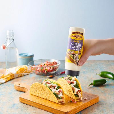 Old El Paso Squeeze Spicy Squeeze Queso Blanco - 9oz: No Artificial Flavors, No High Fructose Corn Syrup