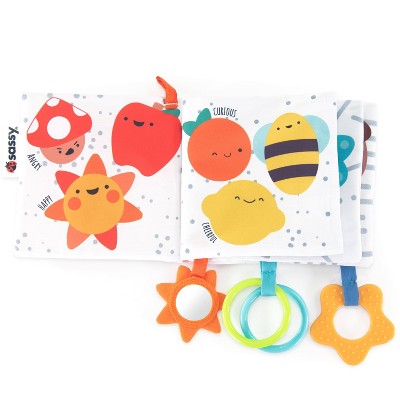 Sassy Toys Rainbow of Emotions Activity Book Baby Learning Toy