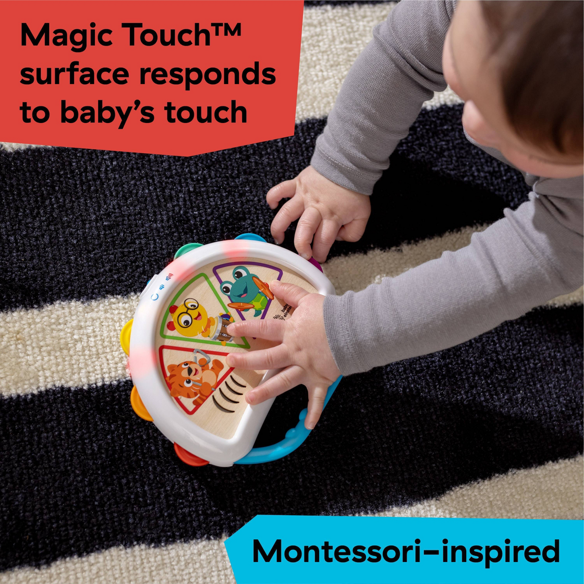 Baby Einstein Hape Tap & Shake Magic Touch Tambourine