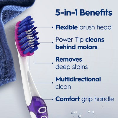 Oral-B Pro-Flex Stain Eraser Manual Soft Toothbrush