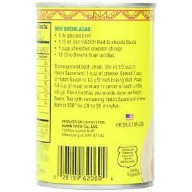 Hatch Gluten Free Mild Red Enchilada Sauce 15oz: Organic, Vegan