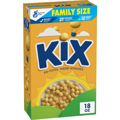 General Mills Kix Cereal - 18oz: Whole Grain, No Artificial Flavors