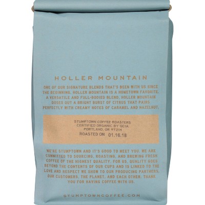StumptownHoller Mountain Blend Medium Roast Coffee - 12oz