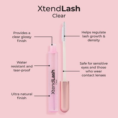 MCoBeauty XtendLash Mascara - Clear: Lengthening, Volumizing, Vegan, Matte Finish