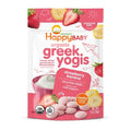 Happy Baby Organic Greek Yogis Freeze-Dried Yogurt & Fruit Baby Snacks - Strawberry Banana - 1oz