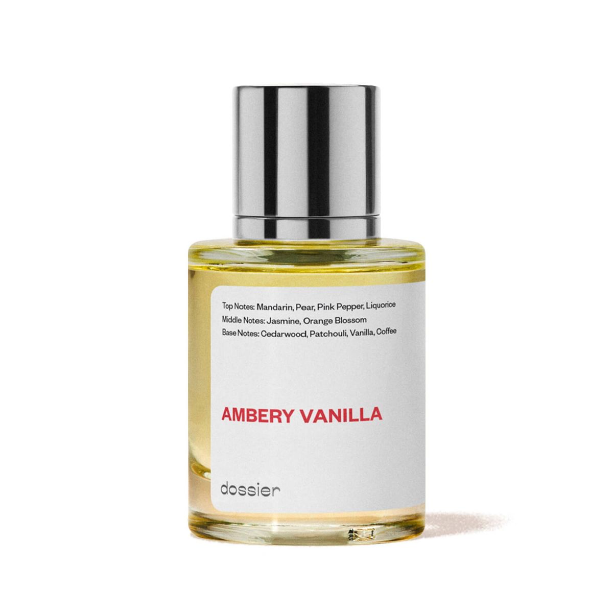 Dossier Women's Eau de Parfum, 50ml, Inspired by YSL Black Opium - Ambery Vanilla
