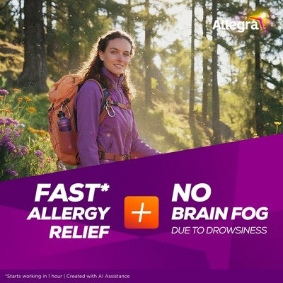 Allegra 24 Hour Allergy Relief Tablets - Fexofenadine Hydrochloride