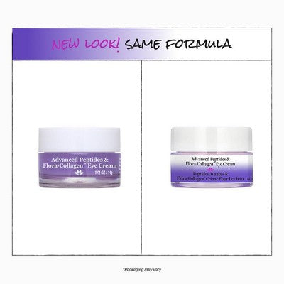 derma e Advanced Peptides & Collagen Eye Cream - 0.5oz