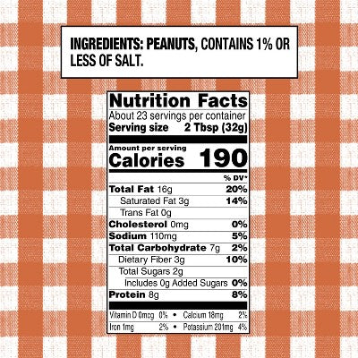 Smucker's Natural Creamy Peanut Butter - 26oz