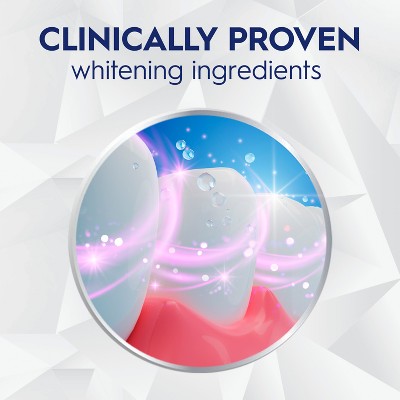 Crest 3D White Brilliance Vibrant Fluoride Toothpaste - Peppermint - 4.6oz