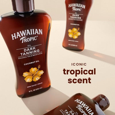 Hawaiian Tropic Dark Tanning Oil - 8oz