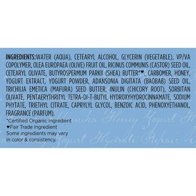 SheaMoisture Manuka Honey + Yogurt Hydrate + Repair Whipped Curl Cream - 11.5oz: Moisturizing, Strengthening, Paraben-Free, Sulfate-Free