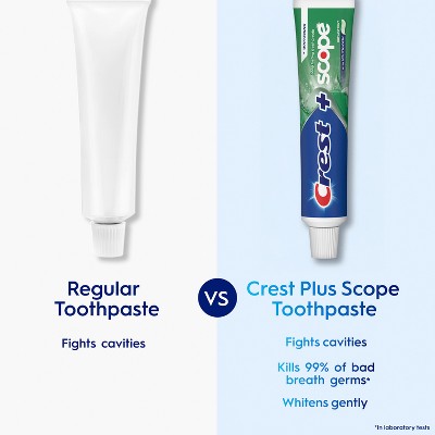 Crest + Scope Outlast Complete Whitening Toothpaste - 5.4oz