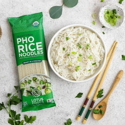 Lotus Foods Gluten-Free Organic Pho Rice Noodles - 8oz