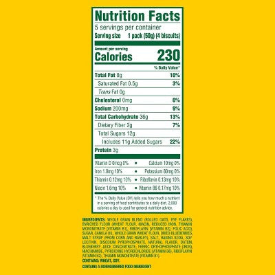 BelVita Blueberry Breakfast Biscuits - 8.8oz/5pk