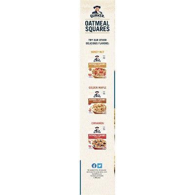 Quaker Oatmeal Squares Brown Sugar Breakfast Cereal - 21oz