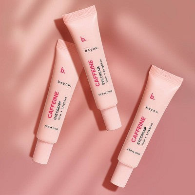 Beyou. Brightening Caffeine Eye Cream for Dark Circles and Puffy Eyes + Sensitive Skin Friendly - 0.5 fl oz