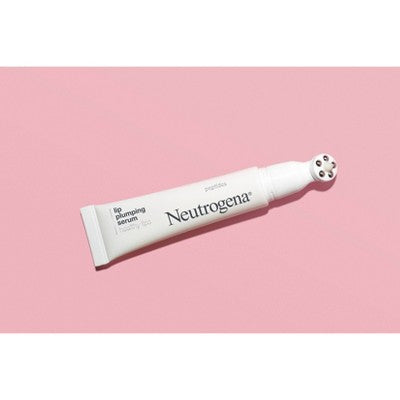 Neutrogena Healthy Lips Plumping Serum with Peptides to Promotes the Appearance of Naturally Fuller and Plumper - Looking Lips - 0.5 fl oz