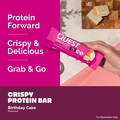 Quest Gluten Free Nutrition Protein Bar Birthday Cake - 4ct