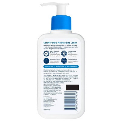 CeraVe Daily Moisturizing Face and Body Lotion for Normal to Dry Skin