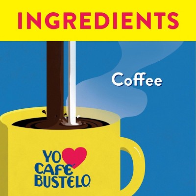 Café Bustelo Brazil Dark Roast Espresso Capsules - 10ct: Compatible With Nespresso Original Line, Toffee Flavor