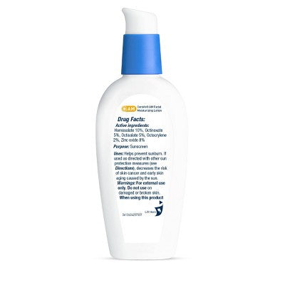 CeraVe Face Moisturizer with Sunscreen, AM Facial Moisturizing Lotion for Normal to Dry Skin - SPF 30