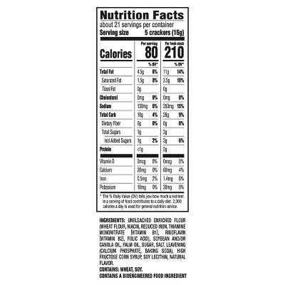 RITZ Stacks Original Crackers Travel Snacks - 11.8oz