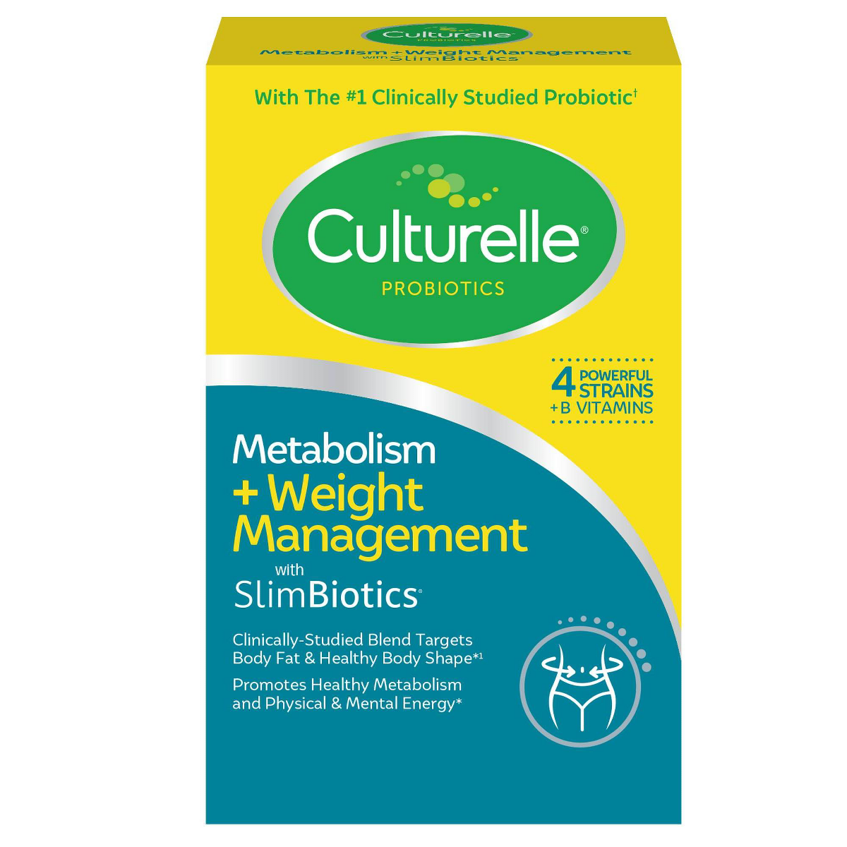 Culturelle Healthy Metabolism + Weight Management with Slimbiotics Capsules - 30ct