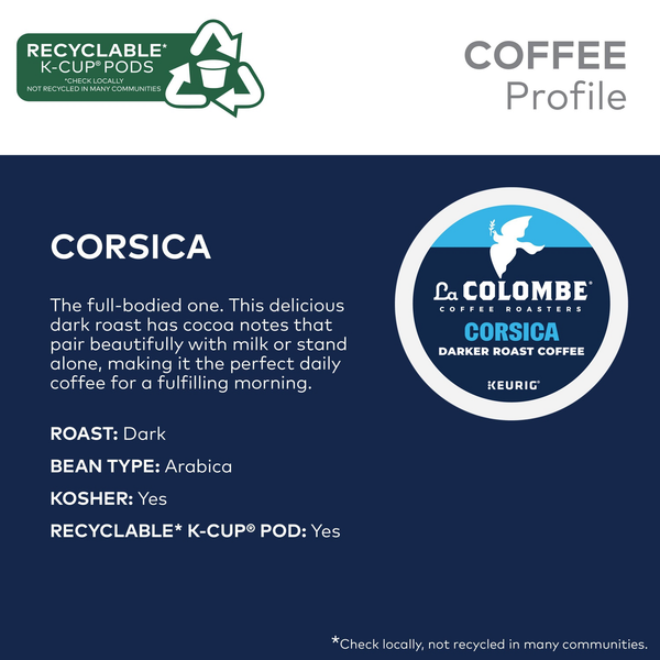 La Colombe Corsica Dark Roast - 20ct/7.9oz