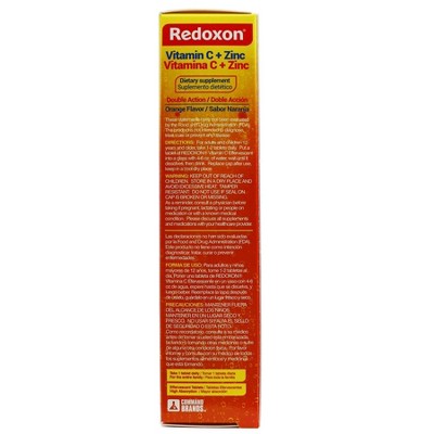 Redoxon Vitamin C + Zinc Tablets - Orange - 20ct