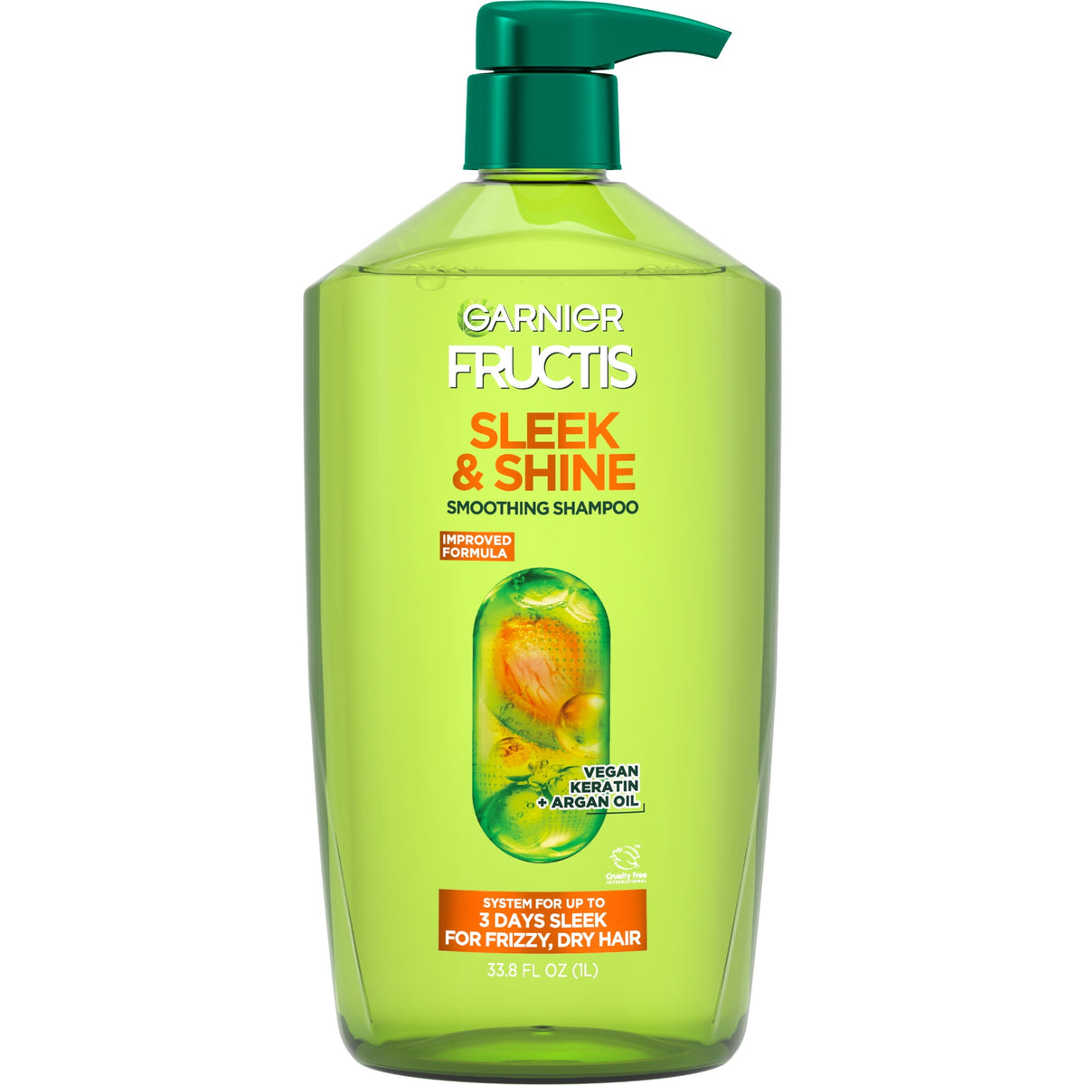 Garnier Fructis Sleek & Shine Argan Oil Anti Frizz Shampoo 1L